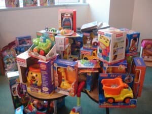 Pile of gifts