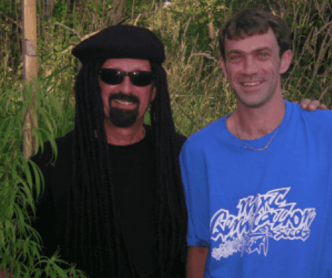 Jorge Cervantes filming at Next Generation Seeds farm, 2005